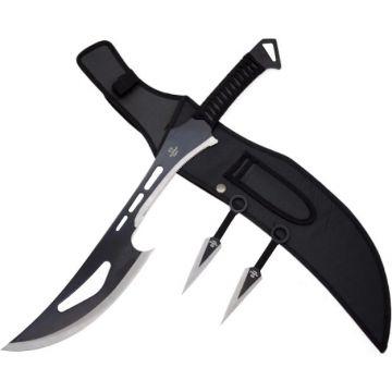 Snake Eye Tactical Ninja Sword and Kunai/Throwing Knife Set